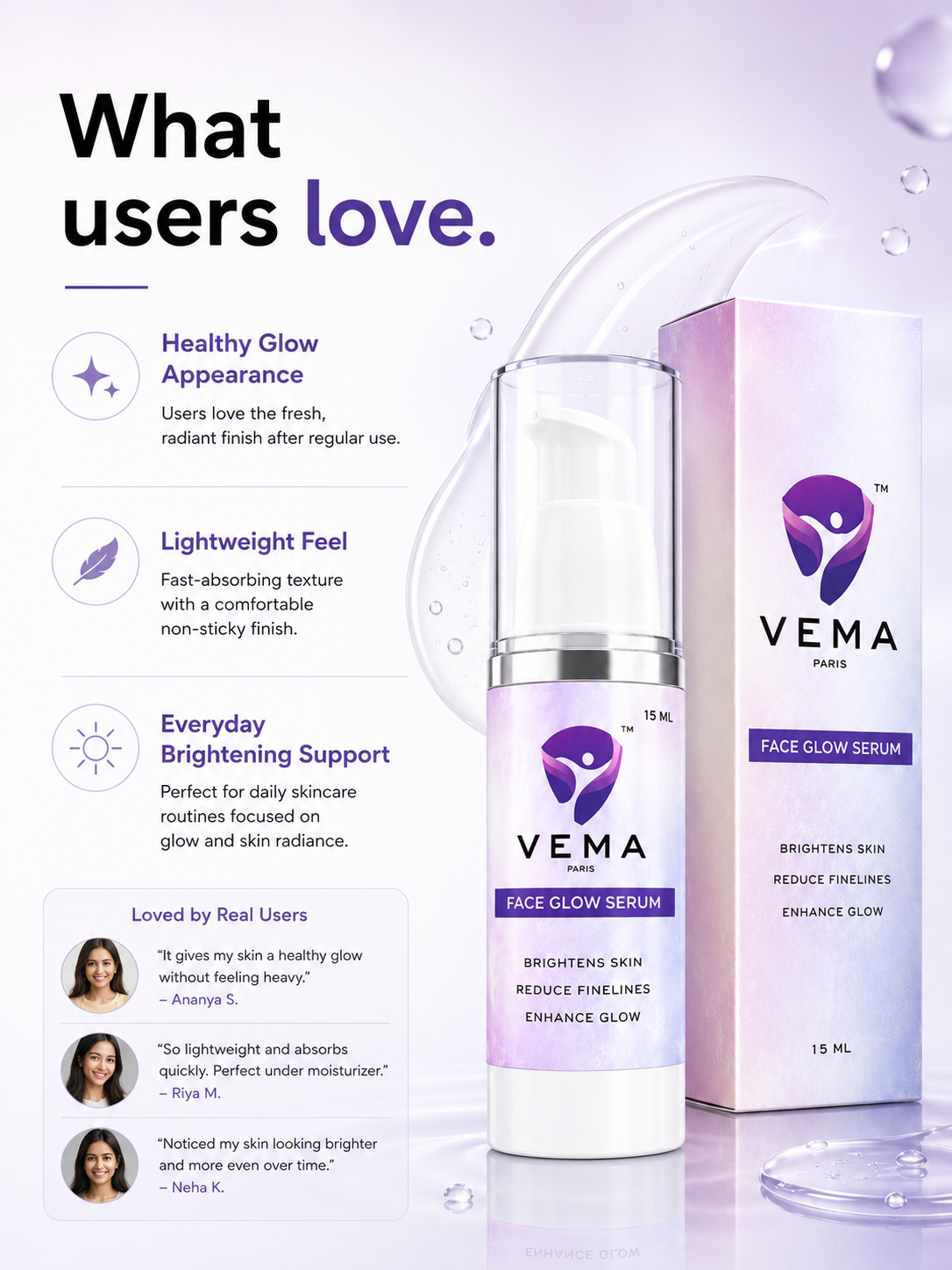 VEMA Face Glow Serum - Image 3